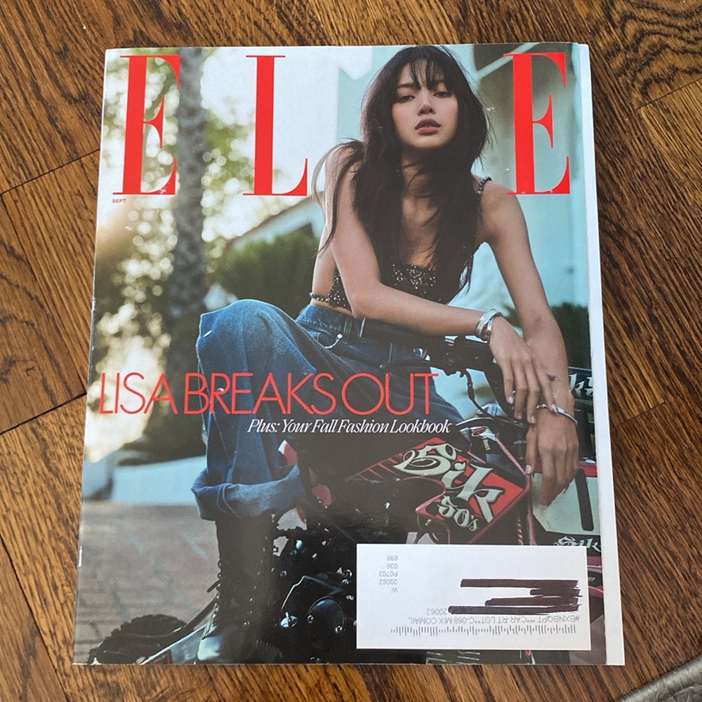 Elle Magazine - September 2024 - Lisa - NEVER READ!     fashion magazines
